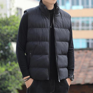 Mens Puffer Vest Soft <b>Padded</b> Sleeveless Jacket Custom Logo Private Label OEM Wholesale Manufacturer USA Apparel - Product Image 2