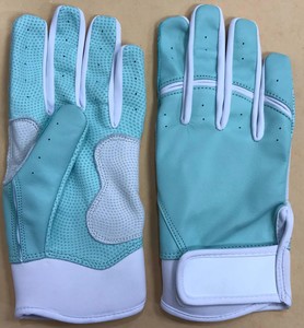 Gants de frappe de baseball professionnels rose et bleu ciel en cuir de mouton véritable, antidérapants, tailles adulte et junior, USA Europe 2026 - Product Image 2