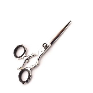 Ciseaux de Barbier Professionnels Pivotants VG10 en Acier Inoxydable à Lame Affûtée pour Salon de Coiffure, 5,5 pouces, Anneau Mobile - pour Coiffure et Esthétique - Product Image 5