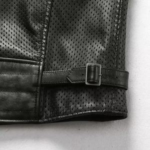 Nuevo Precio al por Mayor, Chaleco de Cuero de Alta Calidad Super Rider, Chaleco de Motociclista de Cuero para Hombre - Product Image 4