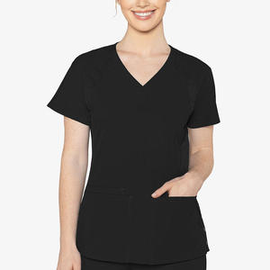 Women Custom Athletic Nursing <b>Scrubs</b> Jersey Female Spandex Medical Ladies Short Sleeve <b>Scrubs</b> <b>Tops</b> For Women <b>Top</b> Quality - Product Image 6