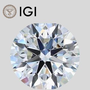 Diamante Cultivado en Laboratorio de Corte Redondo de 1.00ct, Color E, Claridad VS2, Certificado IGI - Product Image 1