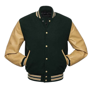 ผู้ผลิตเสื้อแจ็คเก็ต Letterman Varsity คุณภาพสูงแบบสั่งทำพิเศษ ตัวเสื้อทำจากผ้าขนสัตว์ผสม แขนเสื้อทำจากหนัง PU แท้ ปักโลโก้ด้วยผ้าเชนิลล์ - Product Image 6