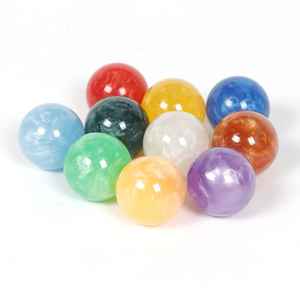 Boules en résine nacrée brillante, accessoires artisanaux, fourniture en gros, boules en résine perlée décoratives pour la décoration de mariages et d'événements, AL MALIK CRAFT - Product Image 2