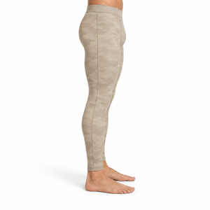 Les leggings de compression pour hommes offrent un ajustement de soutien, un confort extensible et une mobilité flexible pour l'entraînement physique et les activités sportives. - Product Image 2