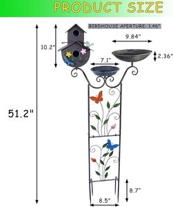 Fabricante OEM: Baño de metal antiguo para pájaros, para decoración de jardín exterior, para actividades de bebederos de aves pequeñas, comodidad diaria. - Product Image 2