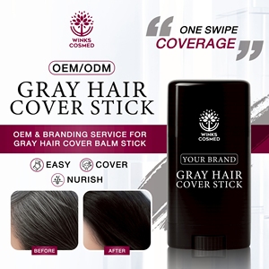 Bâton correcteur de cheveux gris OEM ODM sous marque privée, imperméable, couvrance instantanée, retouche des racines, aspect naturel - Product Image 3