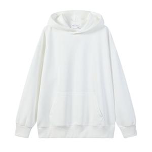 เสื้อฮู้ดผู้ชายสีแดง ผ้าฟลีซสีพื้น ทรงลำลอง ความยาวปกติ มีกระเป๋า ใส่ได้ในฤดูหนาว ผ้าฝ้าย 100% - Product Image 3