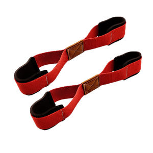 2 paires de sangles de musculation antidérapantes pour le sport, la musculation, la gym, la protection et le soutien du poignet, forme 8 - Product Image 1