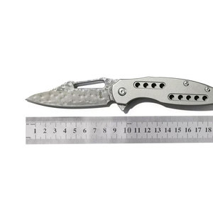 Handmade Damascus Steel Folding Knife Compact Pattern Steel Pocket <b>Tool</b> Outdoor <b>Camping</b> Hiking Fishing Travel Utility Knife - Product Image 1