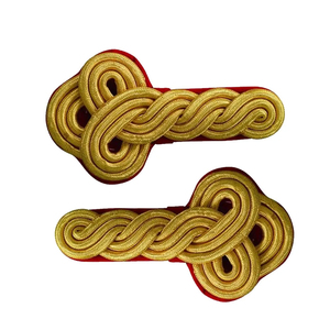 Epaulettes Personalizadas con Cordón y Nudos, Color a Elección, OEM, Trenzadas, Nuevas 2026, Calidad Premium, Uniformes Ceremoniales, Corte Láser Dorado - Product Image 4