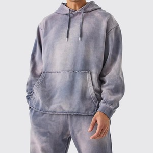 Ensemble de survêtements décontractés et tendance pour hommes, nouvelle collection 2026, coupe ajustée personnalisée, couleur unie, service OEM - Product Image 6