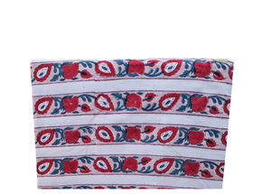 Pure Cotton Hand Block Print Fabric Soft Combed Yarn Premium Quality Material Organic Cotton Fabric with Hand Block Print Cross - Product Image 1