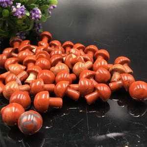Wholesale Chakralume Natural Gemstone Quartz <b>Crystal</b> Red Jasper Mini <b>Crystal</b> Agate Mushroom Decorative Healing Stone <b>Set</b> Chakra - Product Image 2