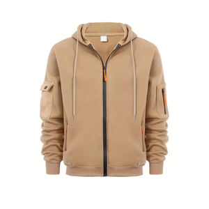 Sudadera con Capucha para Hombre, Corte Cómodo, Ropa Informal Cálida, Estilo Americano - Product Image 1