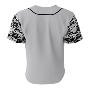Camiseta de Béisbol Sublimada Personalizada con Botones, Uniforme Deportivo Unisex, Camiseta de Béisbol a Rayas - Product Image 4