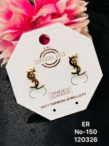 Pendientes de Acero Inoxidable Chapados en Oro Antideslustre, Geométricos, Modernos, para Mujer, Joyería Minimalista de Moda - Product Image 5