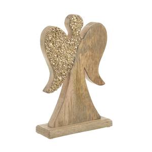 rustic wooden Christmas ornaments featuring classic holiday shapes, including a tiered evergreen armhouse gift wrap presentation - Product Image 4