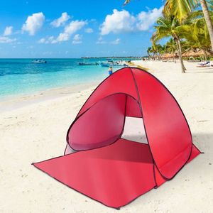 2/3 Man Pop up Beach Tent with Anti UV Sun <b>Shade</b> Automatic Waterproof Canopy Net <b>Window</b> and Storage Bag for Outdoor Use - Product Image 1