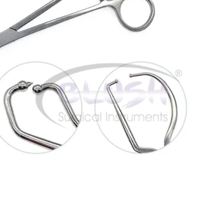 <b>Plate</b> Locking Forceps Half <b>Ring</b> Forceps with Ball Orthopedic Instrument By Blush Surgical - Product Image 4