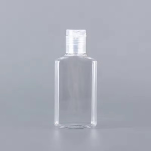 Mini Botellas Portátiles de Viaje con Etiqueta Personalizada, Serigrafía, 30ml 60ml, Tónico, 1oz 2oz, PET, Tapa de Rosca Plana, Botellas Exprimibles para Desinfectante de Manos - Product Image 6