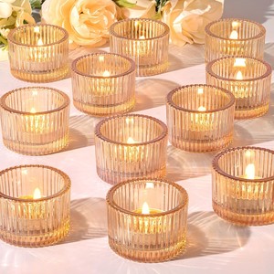 Jumbo Tea Light Tower Candles Wholesale | Wrap A Candle Stacked Wax Blocks - Product Image 2