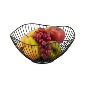 Factory Supply Eco-Friendly Luxury Iron <b>Wire</b> Fruit <b>Baskets</b> Wrought Iron Kitchen Counter Multi-Purpose Metal <b>Wire</b> <b>Storage</b> <b>Basket</b> - Product Image 2