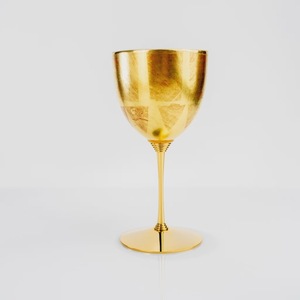 Most Elegant Gold Metal Wine <b>Goblet</b> Bell Shape Long Stem Party Occasion - Product Image 1