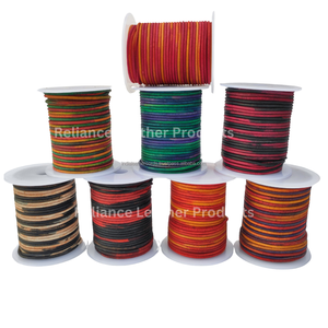 2mm Handmade <b>Leather</b> <b>Cord</b> Various Sizes 2mm 3mm Jewelry Making Flat Shape Clasp Various Sizes-2mm 3mm Jewelry Findings - Product Image 5