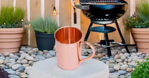 Mule classique en cuivre massif de Moscou tasses en cuivre massif pur sans doublure finition lisse tasses en cuivre métallique pour une utilisation dans les fêtes - Product Image 3