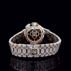 Reloj de Moissanita Premium para Hombre, con Diamantes VVS, Acero Inoxidable, Reloj de Pulsera de Lujo - Product Image 4