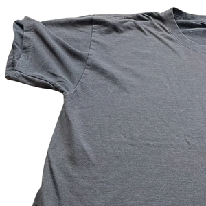 T-shirt personnalisé vierge délavé au soleil et à l'acide, en coton épais vintage, coupe oversize à épaules tombantes, style streetwear, fabrication - Product Image 4