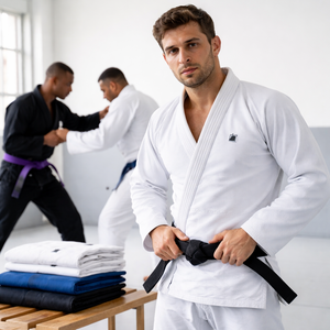 ชุดกิโมโน Jiu Jitsu คุณภาพสูงสั่งซื้อจำนวนมากสำหรับผู้ผลิตเครื่องแต่งกายตามสั่ง - Product Image 6
