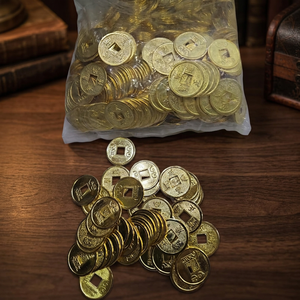 Monedas Chinas de la Fortuna al por Mayor, Monedas Doradas de Feng Shui, Monedas Metálicas para la Buena Suerte y Energía Positiva, Decoración para el Año Nuevo Chino y Festividades - Product Image 3