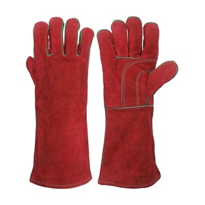 ถุงมือเชื่อมหนังวัวแท้เกรดพรีเมียม ดีไซน์ใหม่ ทนไฟ ทนทาน สำหรับงานอุตสาหกรรม ป้องกันการสั่นสะเทือน - Product Image 6