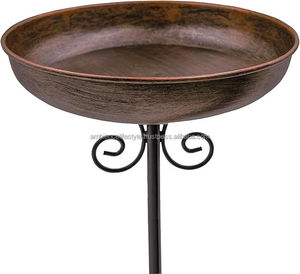 Premium quality <b>metal</b> <b>bird</b> <b>bath</b> for garden lawn enhancing beauty attracting <b>birds</b> with strong structure and weatherproof finish - Product Image 5