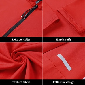 Veste coupe-vent légère et sportive à col montant pour l'entraînement, séchage rapide, personnalisable, pour commandes en gros - Product Image 6