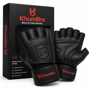 KhumBro <b>Weight</b> Training <b>Gloves</b> with Reinforced Palm Protection for Professional Gym Use with custom packing - Product Image 1