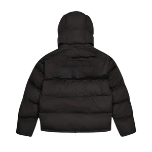 Unisex Winter Knitted Canvas <b>Puffer</b> <b>Jacket</b> Women Solid Zipper Waterproof Breathable Hooded Front Customizable Colors Sizes - Product Image 4