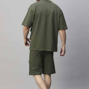 Vente en gros - Nouveaux ensembles décontractés pour hommes - Shorts et chemises - Ensembles de vêtements de marque pour hommes - Qualité supérieure - 2 pièces - Product Image 5