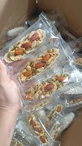 Eco-Friendly Organic Almonds Boat Shape Cake-High Quality Sweet Tart Crunchy Healthy <b>Snack</b> High Protein Fiber Handmade Energy - Product Image 2