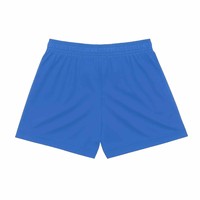 Shorts de sport blancs pour hommes, taille élastique, séchage rapide, respirants, couleur unie, tissu tricoté en polyester, logo XC, cordon de serrage à l'ourlet inférieur
