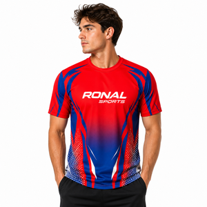 เสื้อจักรยาน RONAL SPORTS แบบยูนิเซ็กซ์ แขนยาว สีแดงน้ำเงิน พิมพ์ลายด้วยความร้อน ระบายอากาศได้ดี ไซส์พลัส แห้งเร็ว เหมาะสำหรับฤดูหนาว - Product Image 3