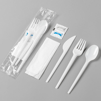 Ensemble de couverts jetables de style moyen-oriental, couteau, fourchette et cuillère de qualité alimentaire pour la restauration, les restaurants et les plats à emporter