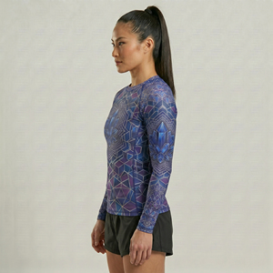 Haut de bain à manches courtes pour femme, protection solaire légère, séchage rapide, coupe athlétique, performance pour les sports nautiques - Product Image 4