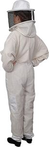 Ultravent Beekeeping <b>Suit</b> with Round Veil 3-Layer Anti-cut Design Level D Protection Regular Fit for Men & Women Heat Resistant - Product Image 4
