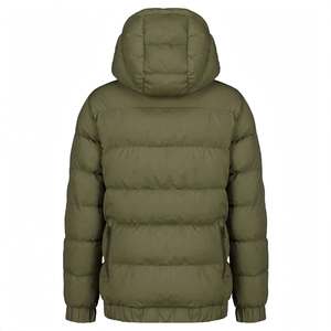 Wholesale Premium Quality Winter Jackets Hooded Zipper Long Sleeve Unisex Black Coats Casual Loose Cotton padded Clothes Apparel - Product Image 2