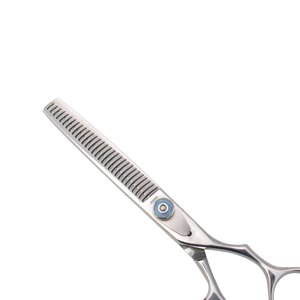 Ciseaux de coiffure professionnels de 6 pouces à double lame pour hommes, outil de beauté avec manche en acier inoxydable - Product Image 4