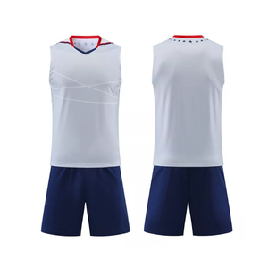 Tenues de volley-ball personnalisées de haute qualité, imprimées, nouveau design, unisexes, avec logo personnalisé, 100 % polyester. - Product Image 1