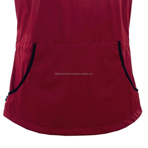 K9 Handler Custom Red Eco-Friendly Breathable Windproof Plus Size Softshell Workwear Vest with Zipper Closure Multiple Pockets - Product Image 2